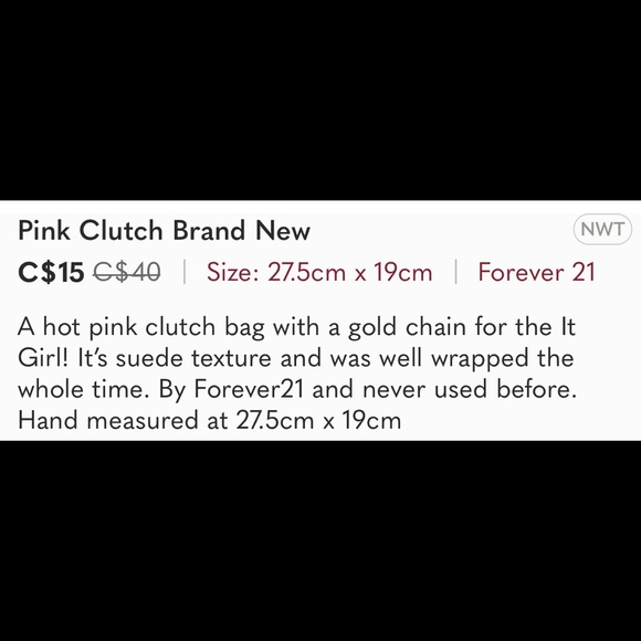 Pink Clutch Brand New - Picture 5 of 5